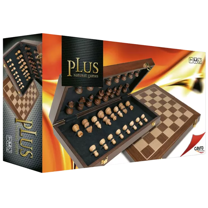 Échecs Luxe En Bois Marqueterie 41X41 Cm