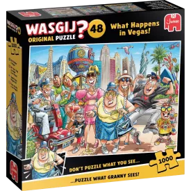 Wasgij Original 48 - 1000 Pcs - Ce Qui Se Passe À Vegas !