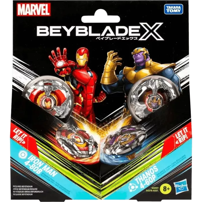Beyblade X - Iron Man Vs Thanos