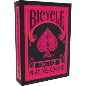 Bicycle - Reverse Rose Et Noir (À L'unité)