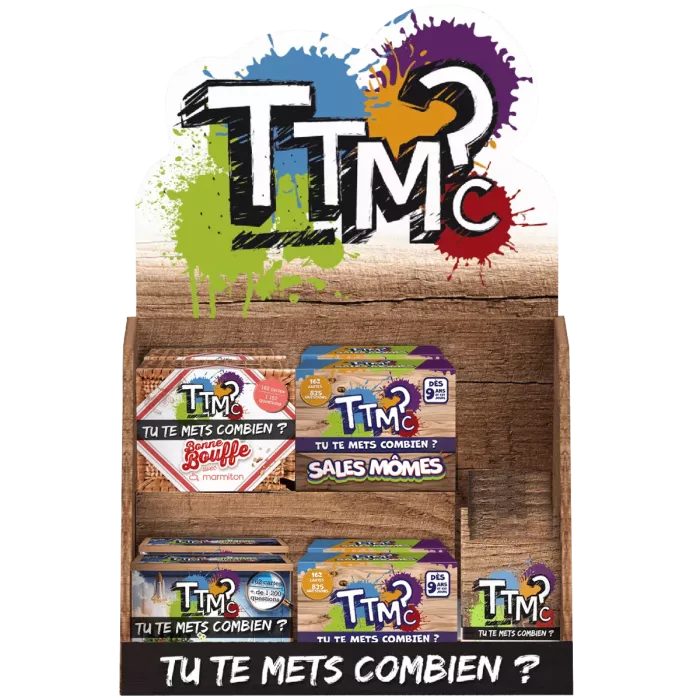 Présentoir Comptoir TTMC - Format Escapade