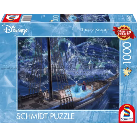 Puzzle Disney 1000Pcs - La Reine Des Neiges : Amour Et Magie [58052]