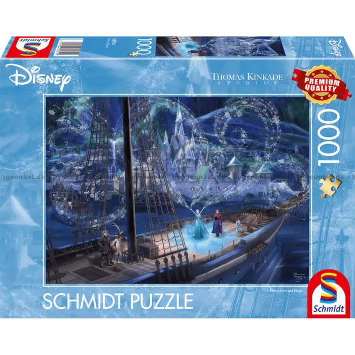Puzzle Disney 1000Pcs - La Reine Des Neiges : Amour Et Magie [58052]