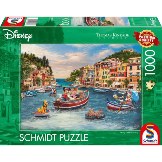 Puzzle Disney 1000Pcs - Mickey Et Minnie En Italie [58053]