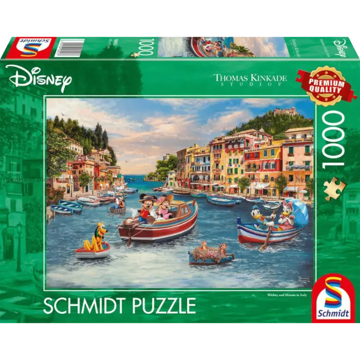 Puzzle Disney 1000Pcs - Mickey Et Minnie En Italie [58053]