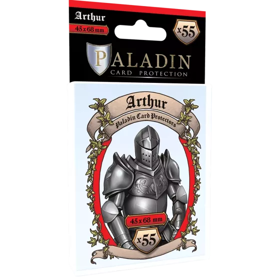 (Lot De 10) Sleeves Paladin - Arthur (Mini European) - 45X68Mm