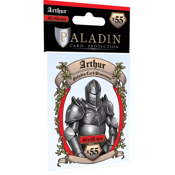 (Lot De 10) Sleeves Paladin - Arthur (Mini European) - 45X68Mm