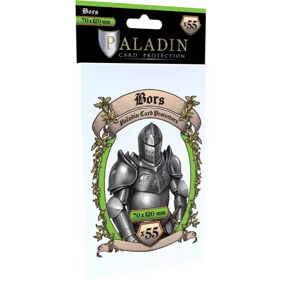 (Lot De 10) Sleeves Paladin - Bors (Tarot) - 72X120Mm