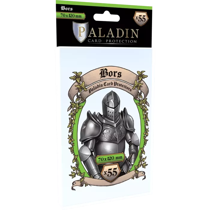 (Lot De 10) Sleeves Paladin - Bors (Tarot) - 72X120Mm