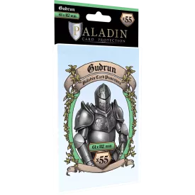 (Lot De 10) Sleeves Paladin - Gudrun Queen (French Tarot) - 61X112Mm