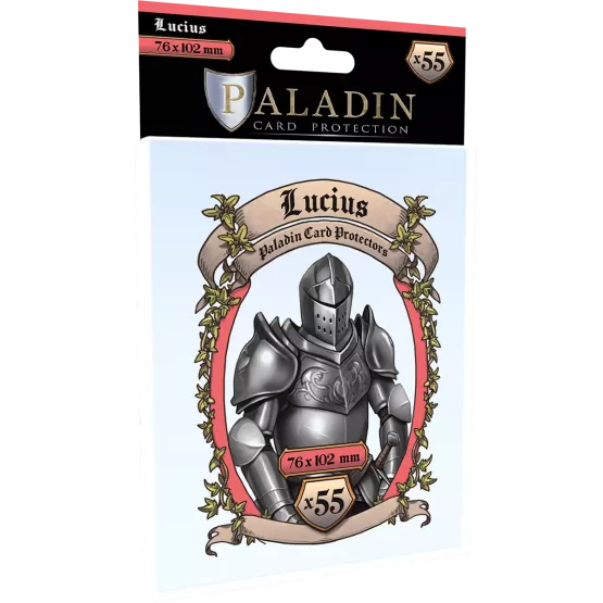 (Lot De 10) Sleeves Paladin - Lucius - 76X102Mm