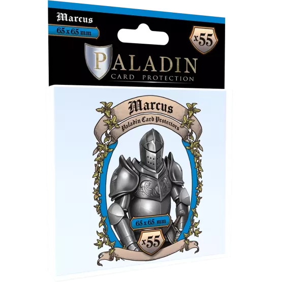 (Lot De 10) Sleeves Paladin - Marcus (Medium Small Square) - 65X65Mm
