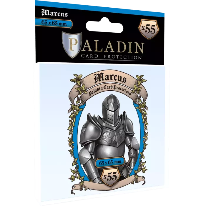 (Lot De 10) Sleeves Paladin - Marcus (Medium Small Square) - 65X65Mm