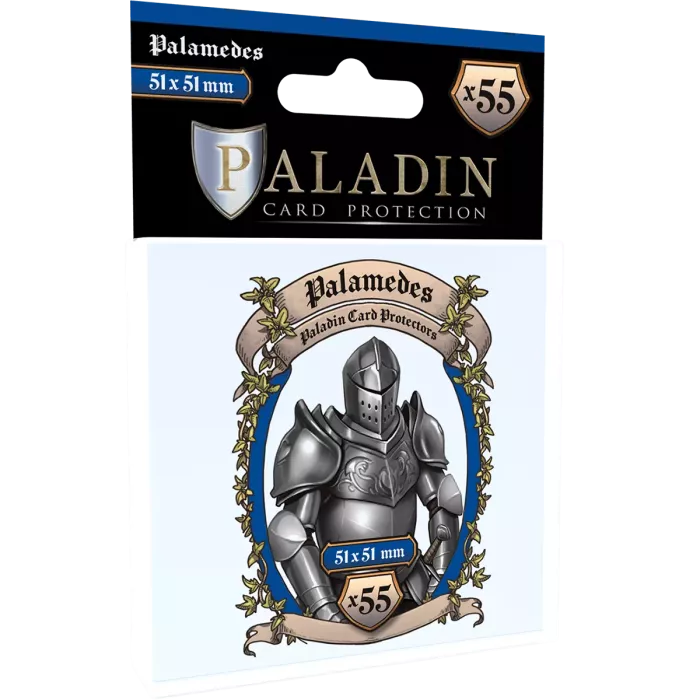 (Lot De 10) Sleeves Paladin - Palamedes (Small Square) - 51X51Mm