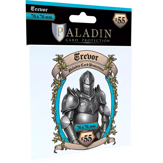 (Lot De 10) Sleeves Paladin - Trevor (Medium Plus Square) - 76X76Mm