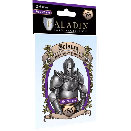 (Lot De 10) Sleeves Paladin - Tristan (Standard Euro) - 59X92Mm