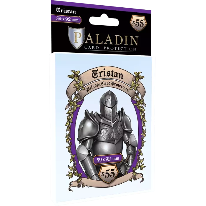 (Lot De 10) Sleeves Paladin - Tristan (Standard Euro) - 59X92Mm