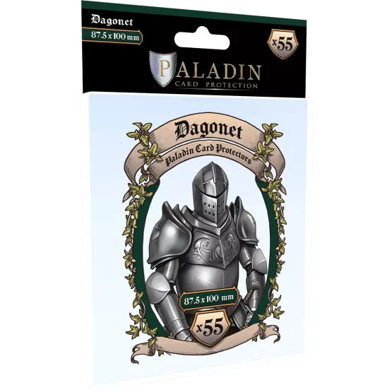 (Lot De 10) Sleeves Paladin - Dagonet - 87,5X100Mm