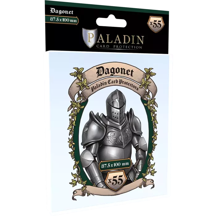 (Lot De 10) Sleeves Paladin - Dagonet - 87,5X100Mm