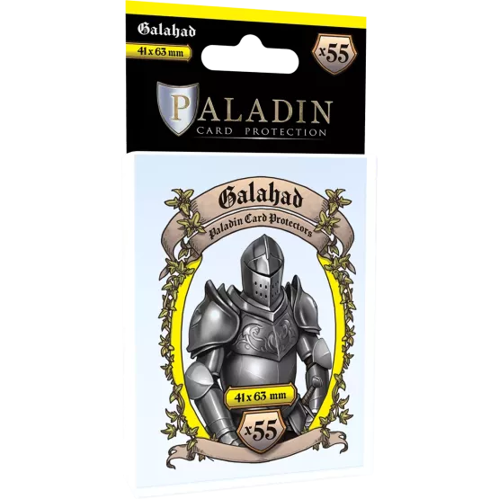 (Lot De 10) Sleeves Paladin - Galahad (Mini American) - 41X63Mm