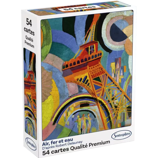 Jeu De 54 Cartes - Robert Delaunay - Air Feu Eau