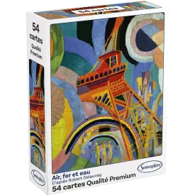 Jeu De 54 Cartes - Robert Delaunay - Air Feu Eau