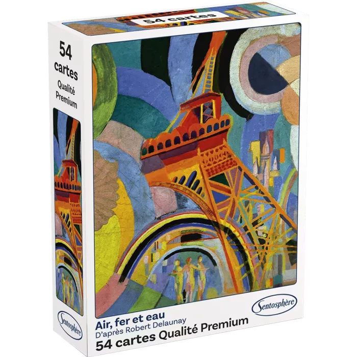 Jeu De 54 Cartes - Robert Delaunay - Air Feu Eau