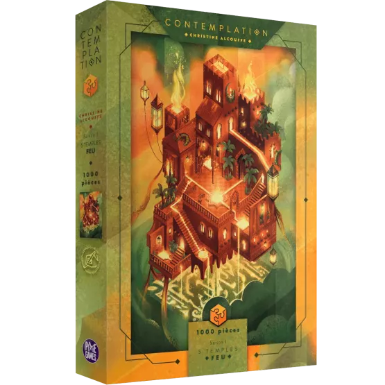 Puzzle Contemplation : Feu - 1000 Pièces