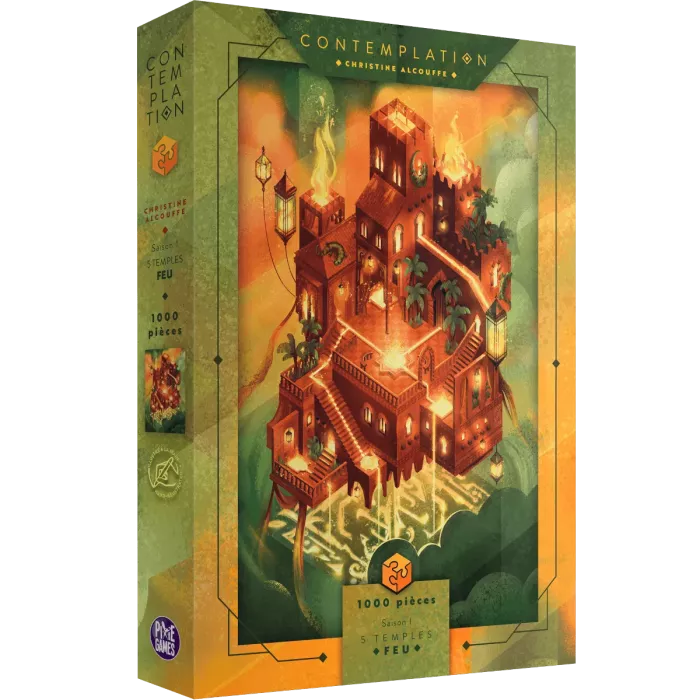 Puzzle Contemplation : Feu - 1000 Pièces
