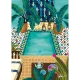 Puzzle Riad Bleu - 1000 Pièces