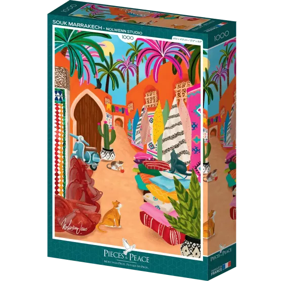 Puzzle Souk De Marrakech - 1000 Pièces