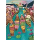 Puzzle Marché Flottant En Thaïlande - 1000 Pièces