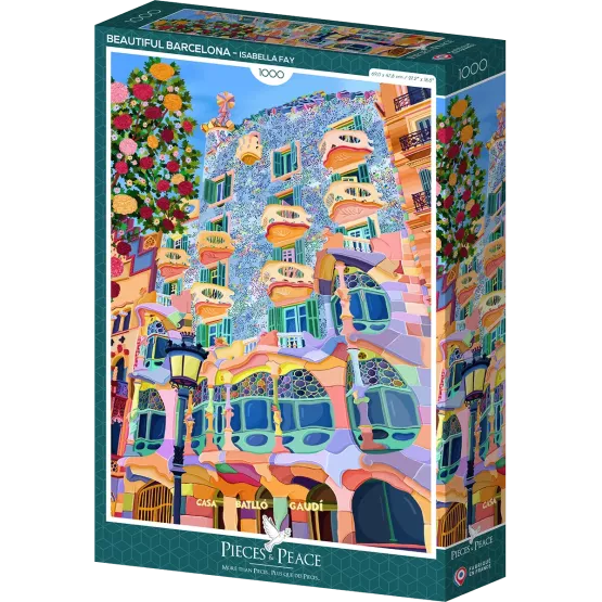 Puzzle Magnifique Barcelone - 1000 Pièces