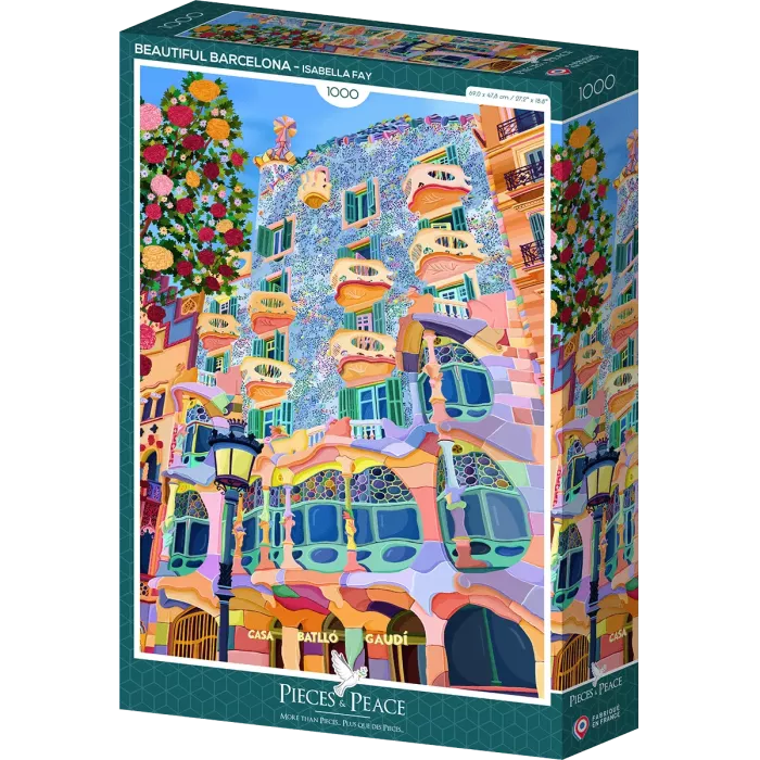 Puzzle Magnifique Barcelone - 1000 Pièces