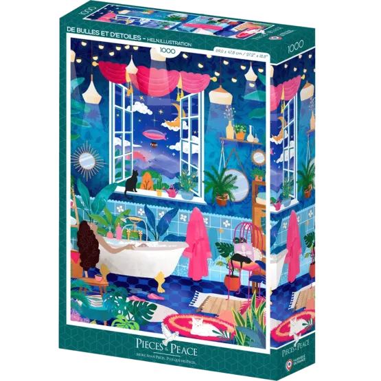 Puzzle De Bulles et d'Etoiles - 1000 Pièces