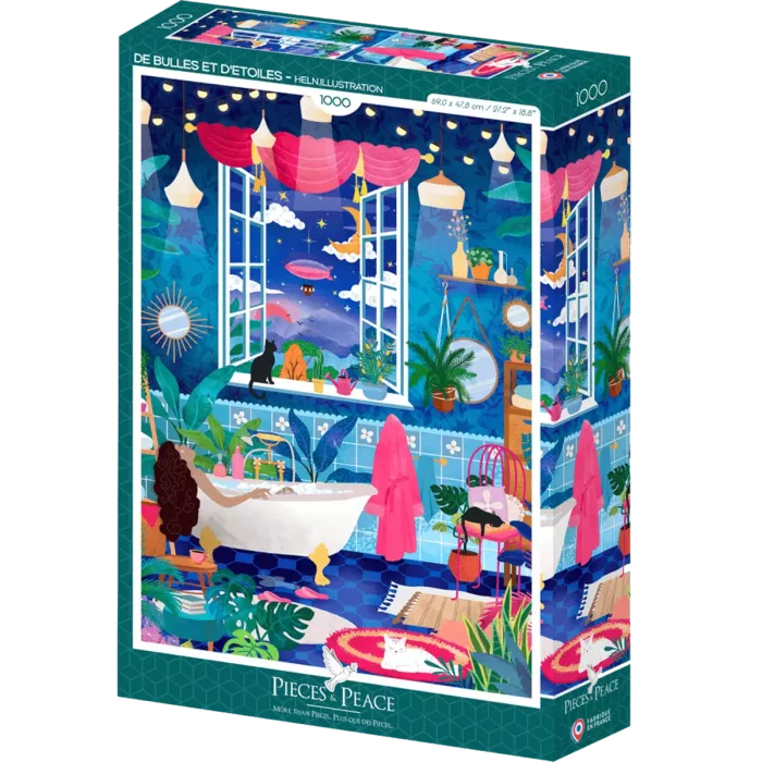Puzzle De Bulles et d'Etoiles - 1000 Pièces