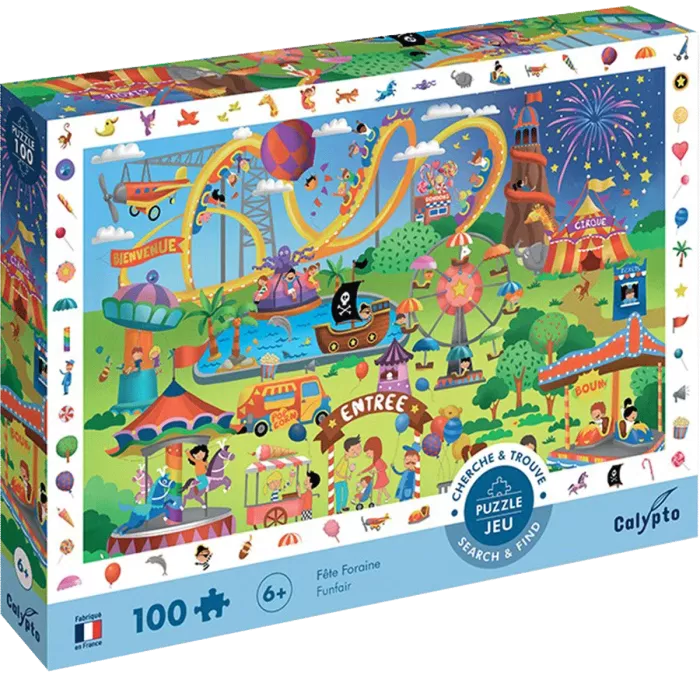 Puzzle 100 Pièces - Fête Foraine