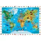 Puzzle 100 Pièces - Planisphère Des Animaux