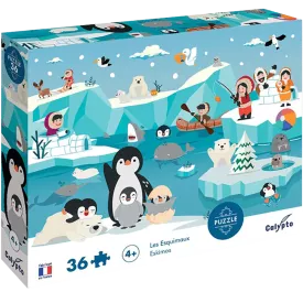 Puzzle 36 Pièces - Les Esquimaux