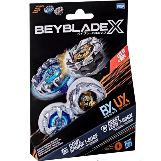 Beyblade X - Dual Pack - Cowl Sphink Vs Crest Leon