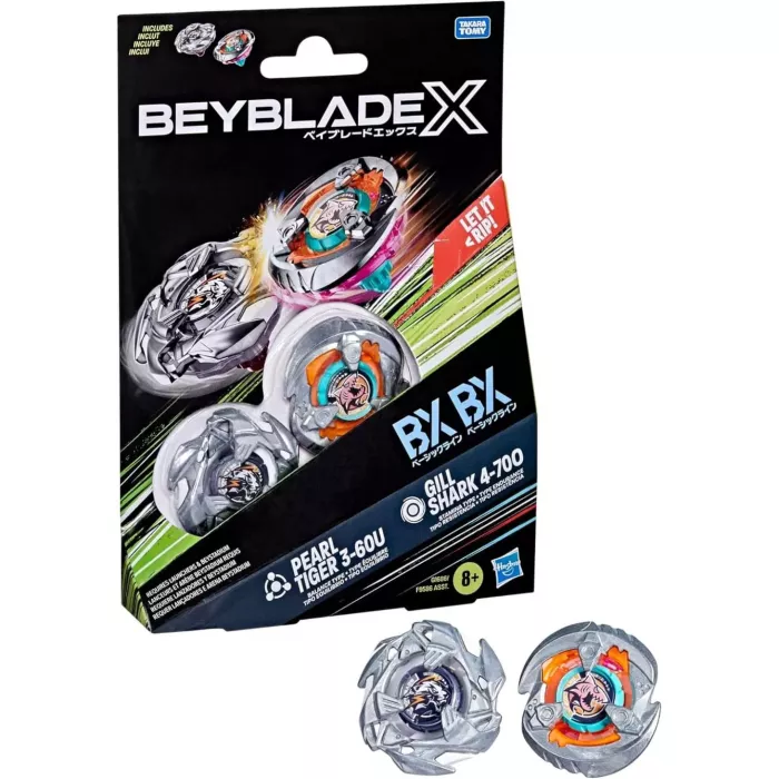 Beyblade X - Dual Pack - Gill Shark Vs Pearl Tiger
